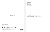 Sony KDX-46Q005 Owners Guide