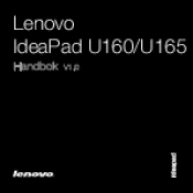 Lenovo IdeaPad U160 Lenovo IdeaPad U160/U165 Handbok V1.0
