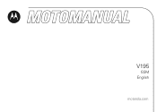 Motorola V195 User Manual