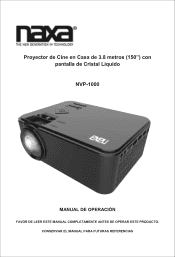 Naxa NVP-1000 Spanish Manual