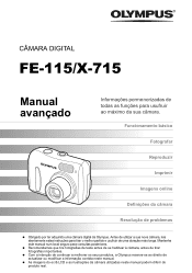 Olympus FE 115 FE-115 Manual Avançado (Português)