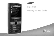 Samsung SGH-I907 Getting Started Guide