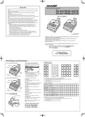 Sharp XE-A207 Basic User Manual