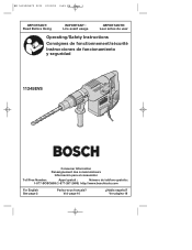 Bosch 11245EVS Operating Instructions
