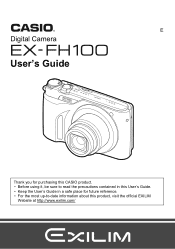 Casio EX-FH100BK User Manual