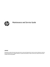 HP Elite Folio 13.5 Maintenance and Service Guide