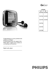 Philips SA2925R User manual