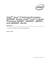 Intel Q9400S Data Sheet