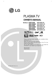 LG 60PY2DR Owners Manual