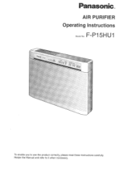 Panasonic FP151 Air Purifier