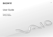 Sony VPCL22CFX User Guide