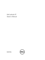 Dell Latitude ST Owner's Manual