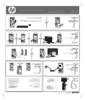 HP A6430f Setup Poster