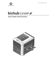 Konica Minolta bizhub C3100P bizhub C3100P Print Functions User Guide