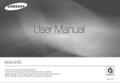 Samsung NV24HD SILVER User Manual