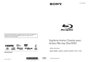 Sony BDV-E370 Mode d´emploi