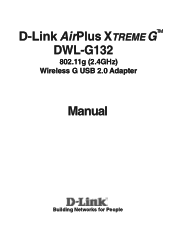 D-Link DWL-G132 Product Manual