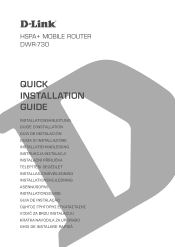 D-Link DWR-730 Quick Installation Guide