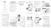 Oster 6 Speed Hand Mixer Instruction Manual