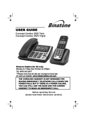 Binatone Concept Combo 3525 User Manual