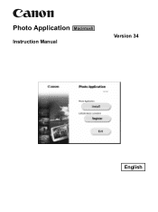 Canon VIXIA HF R11 Photo Application (Macintosh) Version34 Instruction Manual