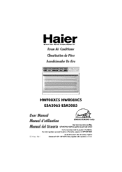 Haier HWR08XC7 User Manual