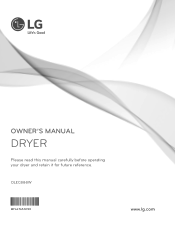 LG DLEC888W Owners Manual