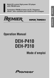 Pioneer DEH-P410 Operation Manual