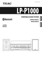 TEAC LP-P1000 Owner's Mamual