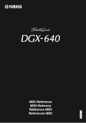 Yamaha DGX-640 Midi Reference
