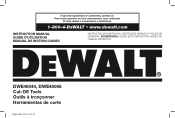 Dewalt DWE46044 Instruction Manual