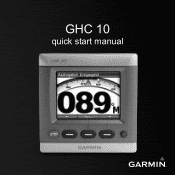 Garmin GHP 10  Marine Autopilot System GHC 10 Quick Start Manual