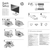 HP E24t Quick Setup Guide