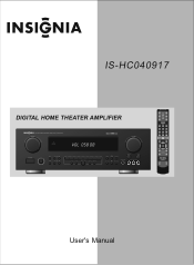 Insignia IS-HC04091 User Manual (English)