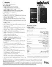 LG Q720CS Specification