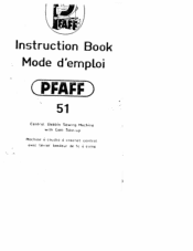 Pfaff 51 Owner's Manual