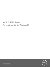 Dell XPS 13 7390 2-in-1 Re-imaging guide for Windows 10