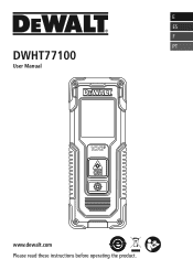 Dewalt DWHT77100 Instruction Manual