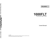 Fluke 1000FLT Product Manual