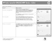 HP CM3530 HP Color LaserJet CM3530 MFP Series - Job Aid - Color