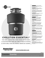 InSinkErator Evolution Essential Owners Manual