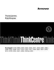 Lenovo ThinkCentre M92 (Finnish) User Guide