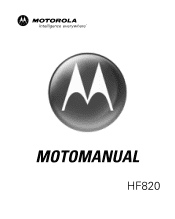 Motorola HF820 User Guide