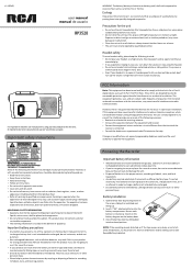 RCA RP3528 Owner/User Manual