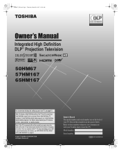 Toshiba 65HM167 Owners Manual