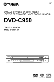 Yamaha DVD-C950 Owners Manual