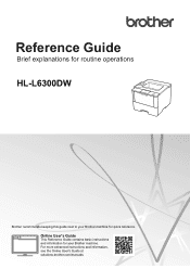Brother International HL-L6300DW Reference Guide