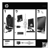 HP All-in-One 200-5250 Setup Poster (Page 1)