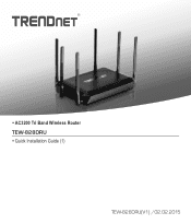 TRENDnet AC3200 Quick Installation Guide