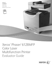 Xerox 6128MFP Evaluator Guide